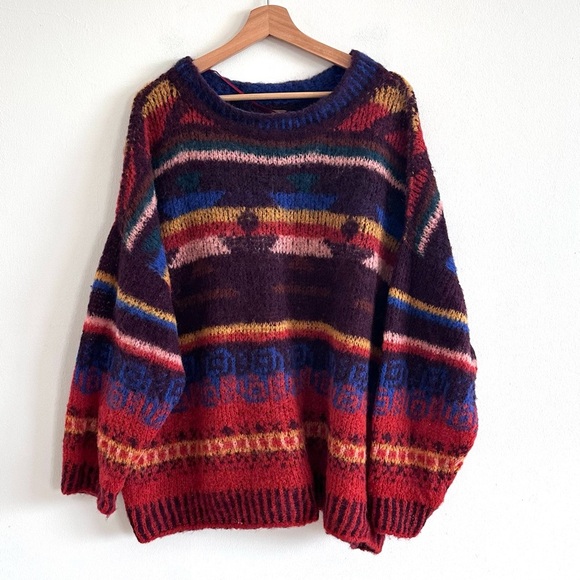 Free People Sunset Canyon Alpaca oversized sweater size small - Picture 3 of 8